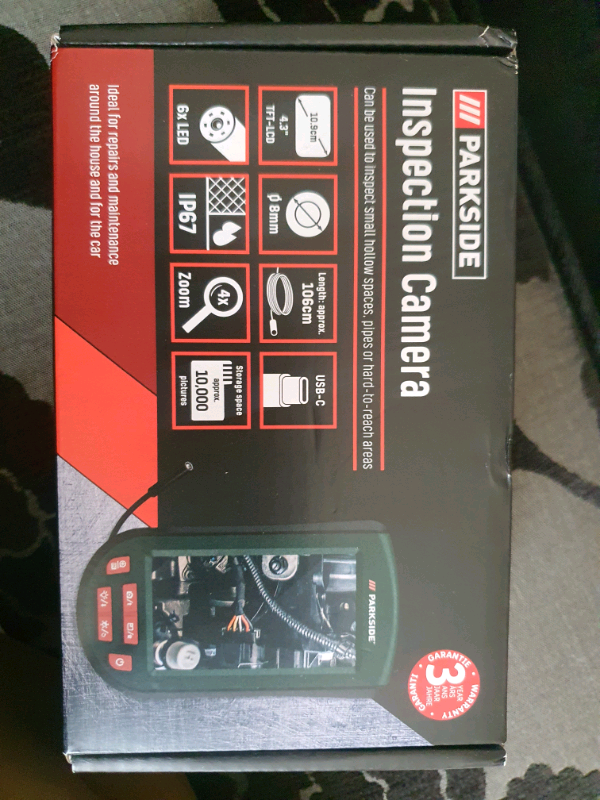  Ip67 Parkside Inspection Camera Endoscope brand new
