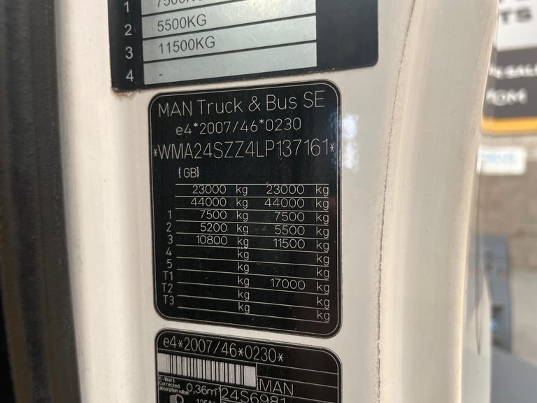 MAN TGS 24.430 LX *EURO 6* 6X2 PET REGS TRACTOR UNIT - 2019 - DE69 AHC