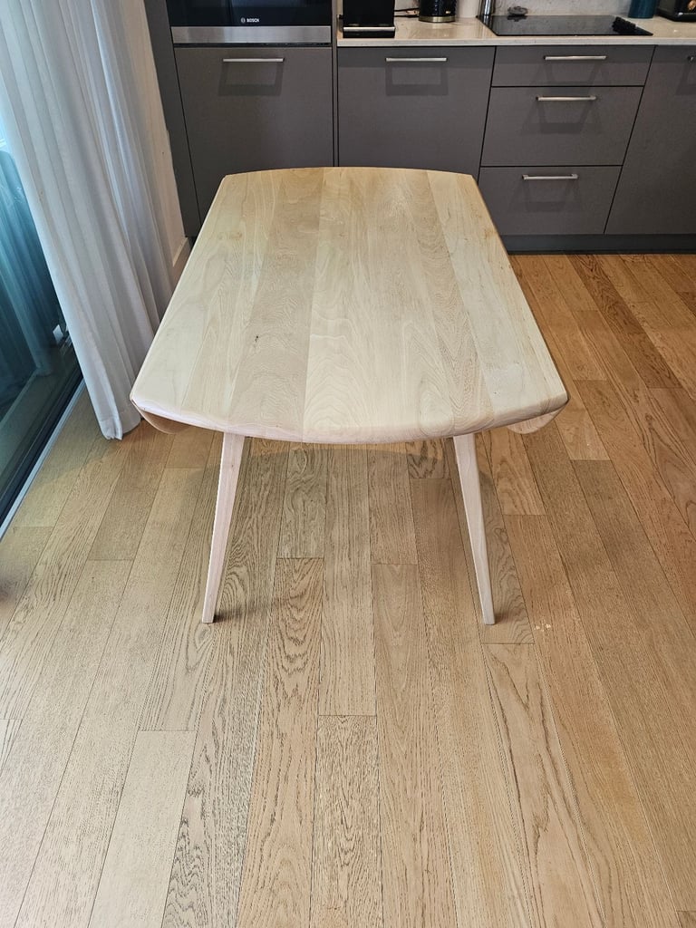 Ercol drop-leaf dining table