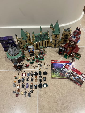 Lego Harry Potter bundle job lot 2010 The Burrow Hogwarts Castle