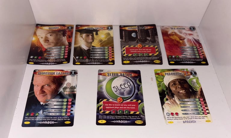 10 Doctor Who Battle in Time Cards 