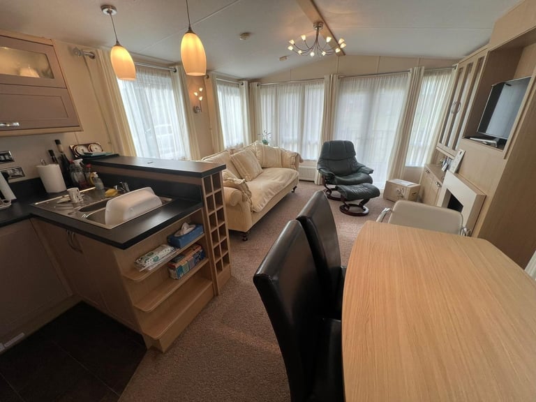 Static Caravan wooden lodge For Sale Off Site Regal Autograph 40ft x 13ft, 3 Bed