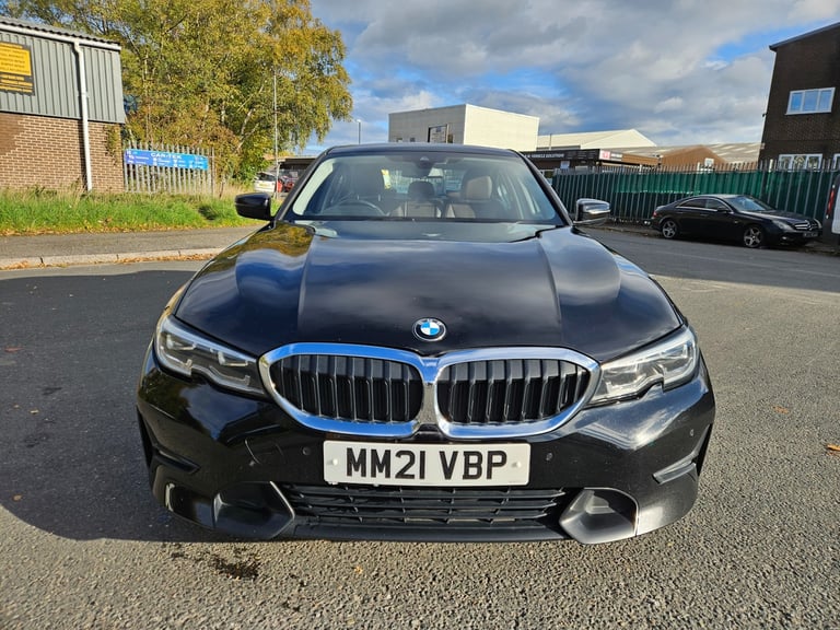 2021 21 BMW 3 SERIES 318D DIESEL Sport Black Damaged Repaired CAT N