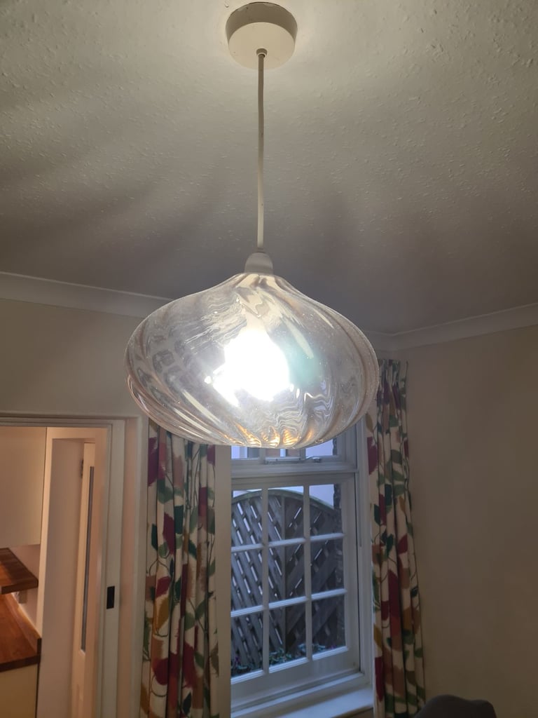 Glass lampshade