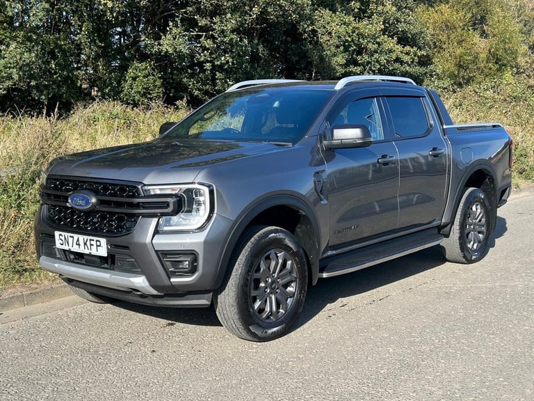 2024 (74) FORD RANGER WILDTRAK V6 AUTO 4WD 3.0 240bhp DOUBLE CAB PICK UP NO VAT!