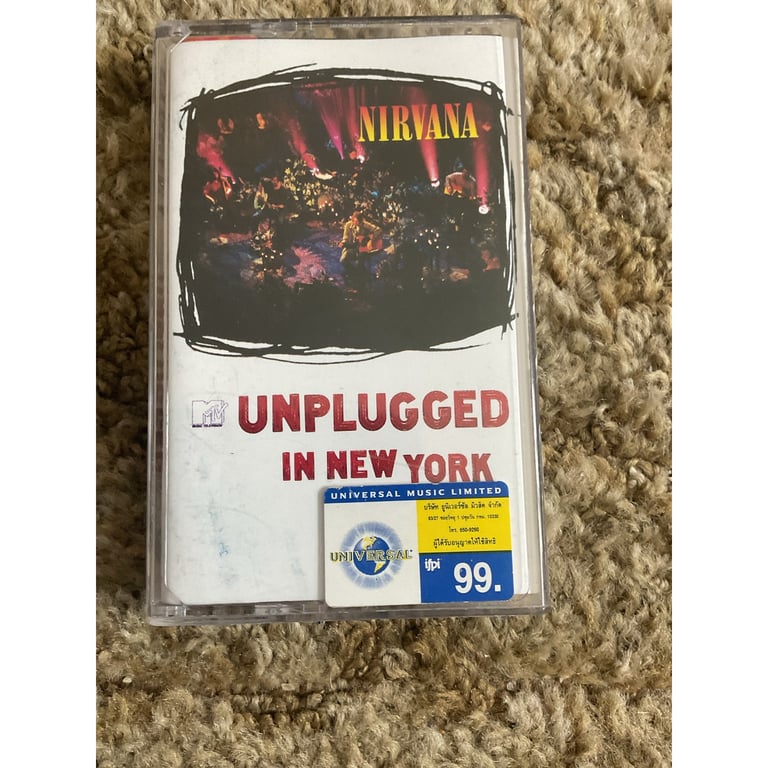 image for NIRVANA- MTV UNPLUGGED CASSETTE RARE ROCK GRUNGE ALTERNATIVE 
