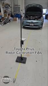 Toyota radar calibration