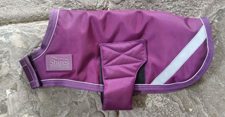 Shires Purple Dog Coat
