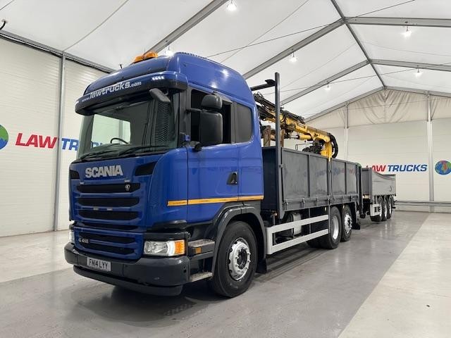 Scania G410 6x2 Rear Lift Brick Grab Drawbar