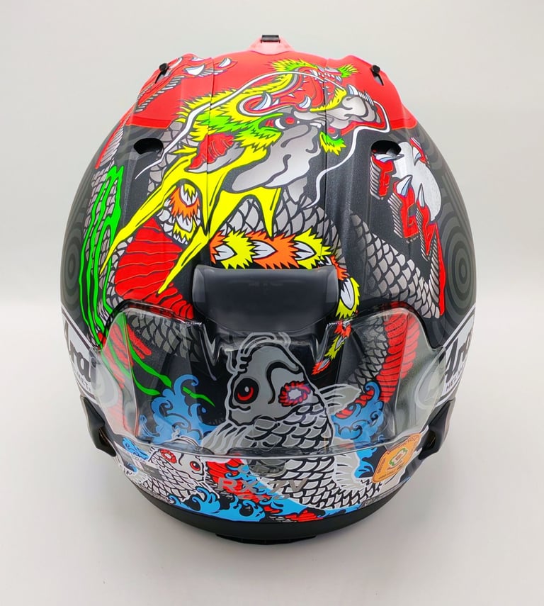 #ARAI RX-7V EVO - MOTORCYCLE HELMET - TATSUKI SUZUKI - LARGE - BRAND NEW EX-DISP