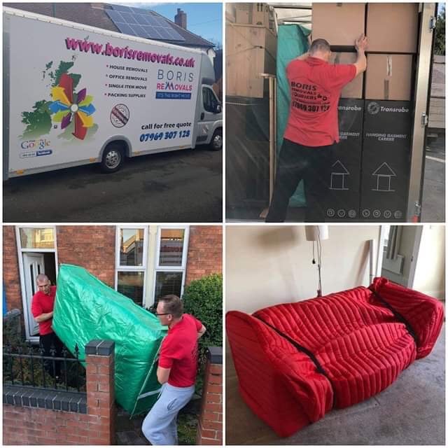 HOUSE REMOVALS MAN WITH A VAN FURNITURE AND PIANO MOVERS 