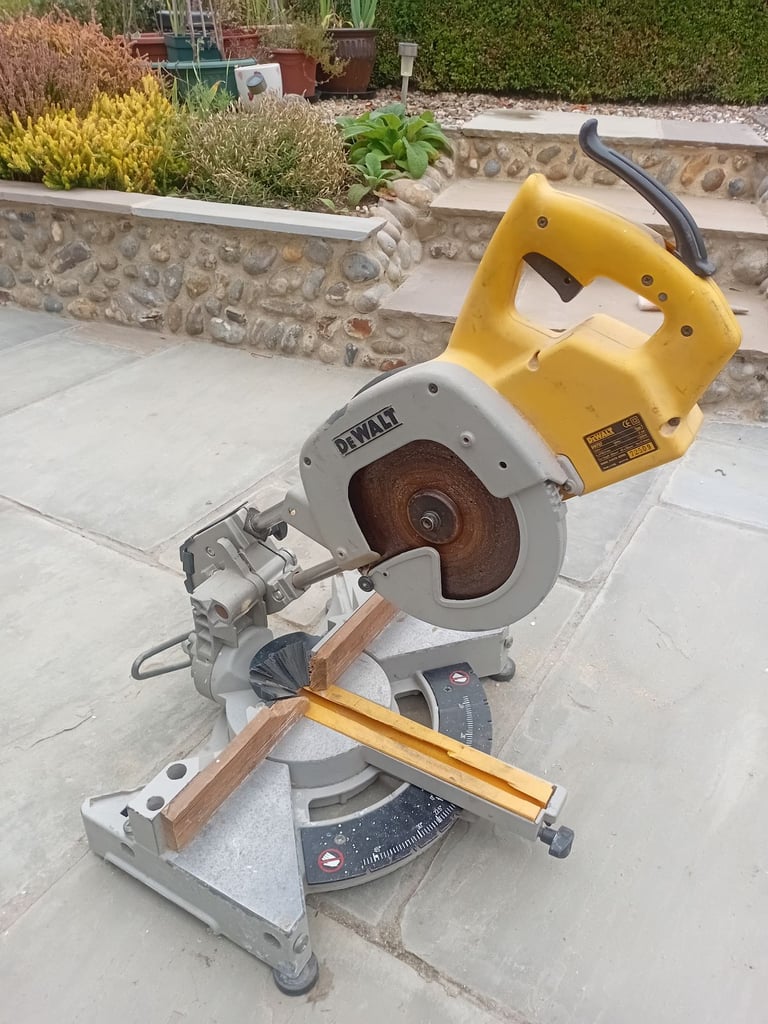image for Dewalt sliding and tilting chopsaw.