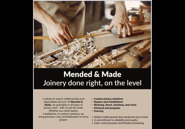 image for Joiner and carpenter 