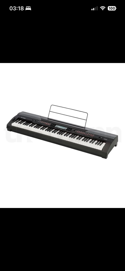 image for Thomann SP-5600 Portable Grand Keyboard With Sustain-Pedal, Music Rest, Adapter