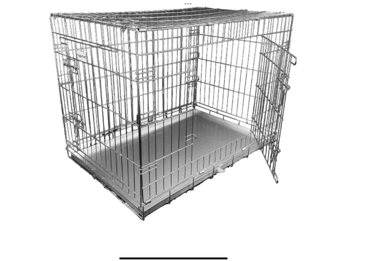 Brand new boxed extra large dog cage, XL crate, metal, silver, training, enclosure 