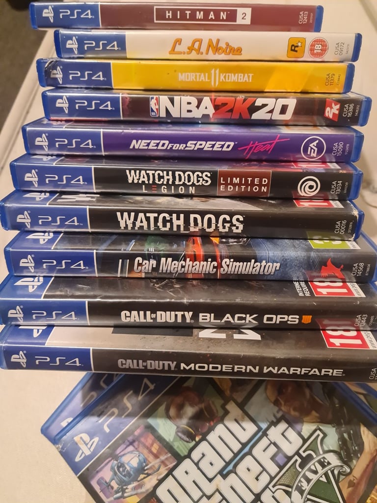 image for 11 PLAYSTATION 4 GAMES