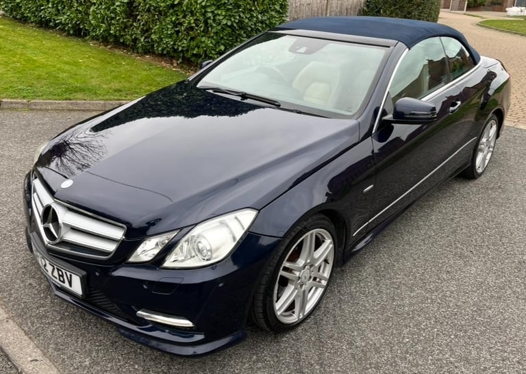 2012 MERCEDES-BENZ E250 CDi SPORT AUTO CONVERTIBLE FULL MOT JUST SERVICED LOVELY