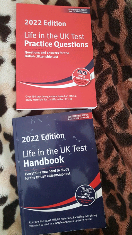 2 Life in the UK test & study books. 