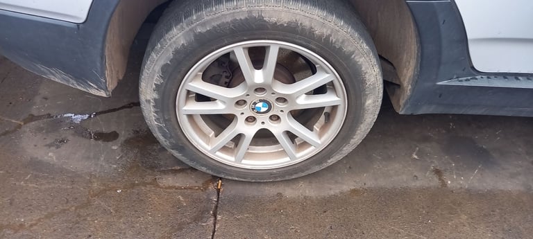 image for Bmw x3 alloy wheels and tyres set 4 in grey 5 stud fitment 