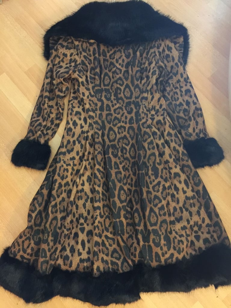 NEW 'COLLECTIF VINTAGE' LEOPARD PRINT FLARE COAT!