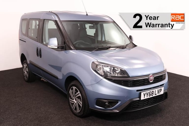 image for 2019(68) Fiat Doblo 1.4 EasyAir 3 Seat Rear Wheelchair Access WAV