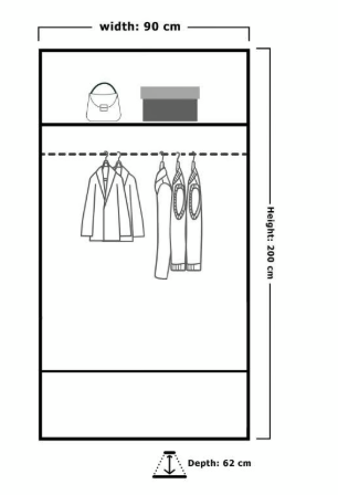 Brand New - Chicago Mirror Sliding Door Wardrobe - Grey - SAME/NEXT DAY DELIVERY