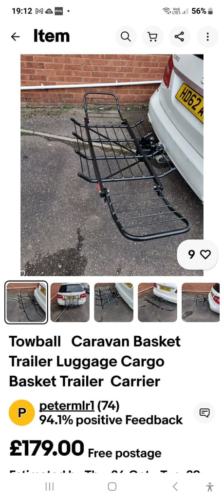 FURTHER REDUCED Cargo Rack Suitable for Car/Campervan/Motorhome.