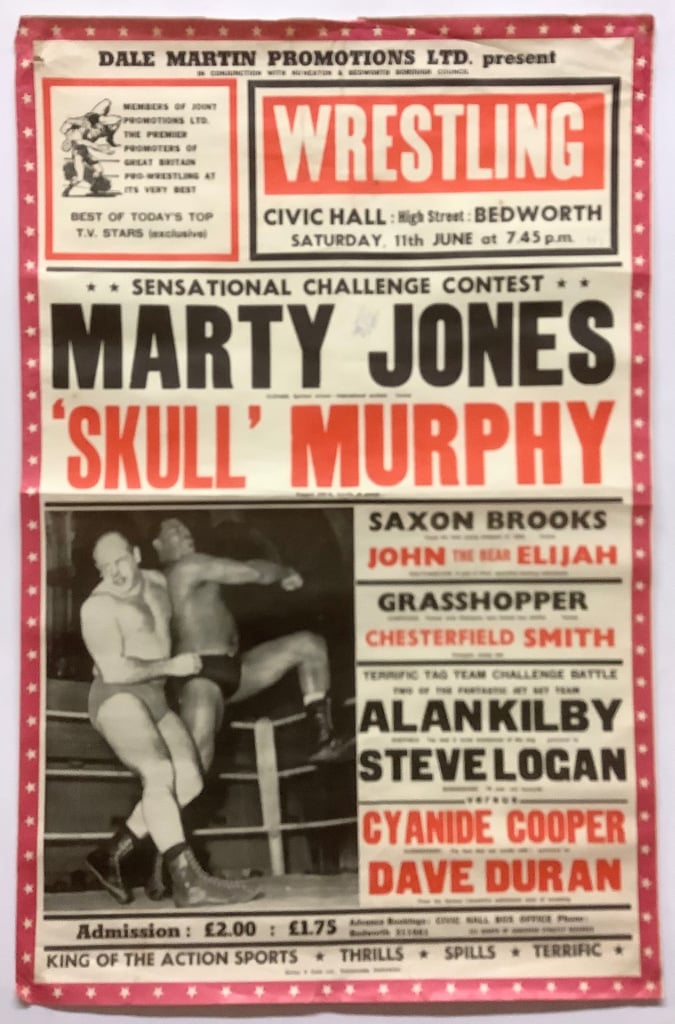 Wanted British Wrestling Memorabilia Posters Programnes Flyers Big Daddy Giant Haystacks