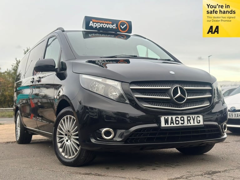 2019 Mercedes-Benz Vito 2.1 116 Diesel Auto PCO Ready 9 Seats CDI Double Cab 5dr ULEZ Free MPV Di...