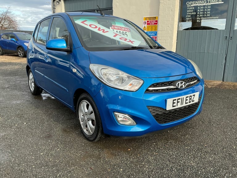 2011 Hyundai i10 1.2 Active 5dr HATCHBACK Petrol Manual
