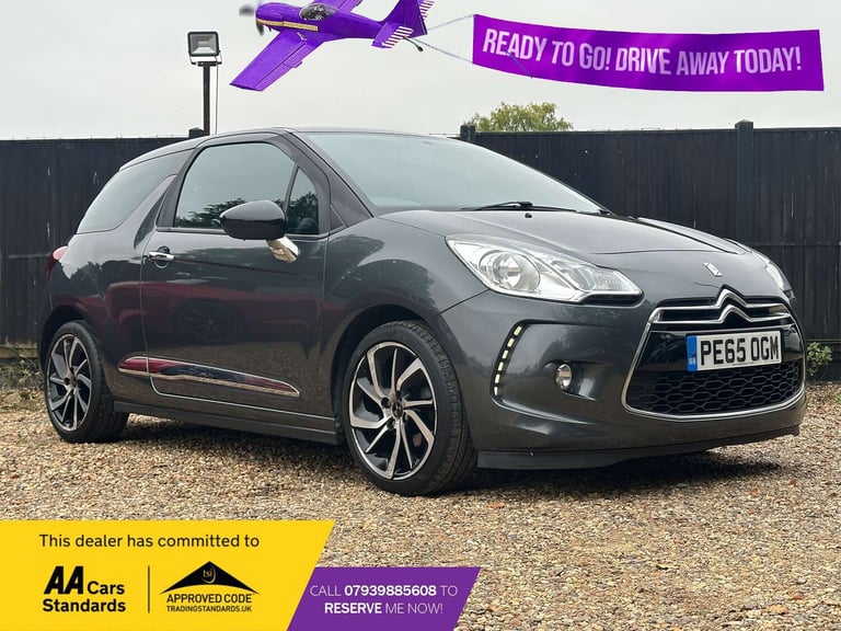 2015 DS Automobiles DS 3 1.6 DS3 D Style Nav Blue HDi S/S 3dr Hatchback Diesel Manual