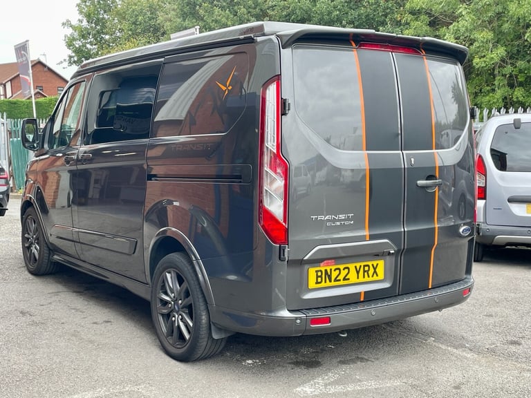 2022 Ford Transit Custom 2.0 EcoBlue 185ps Low Roof Sport Auto Camper with Pop Top PANEL VAN Dies...