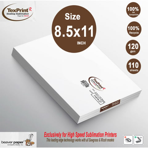 Sawgrass Premium Sublimation Heat Transfer Paper 11 inch x 17 inch - 100 Sheets