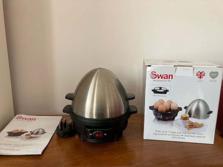 image for Swan SF21020N Egg Boiler with Poacher 12 Large