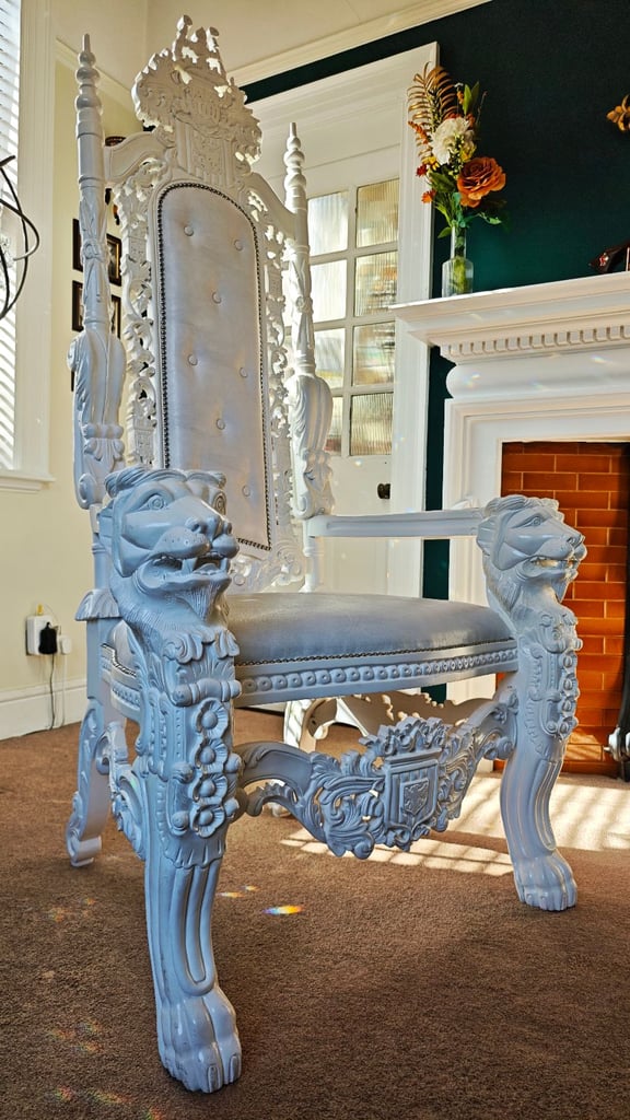 Carved Throne Chair
