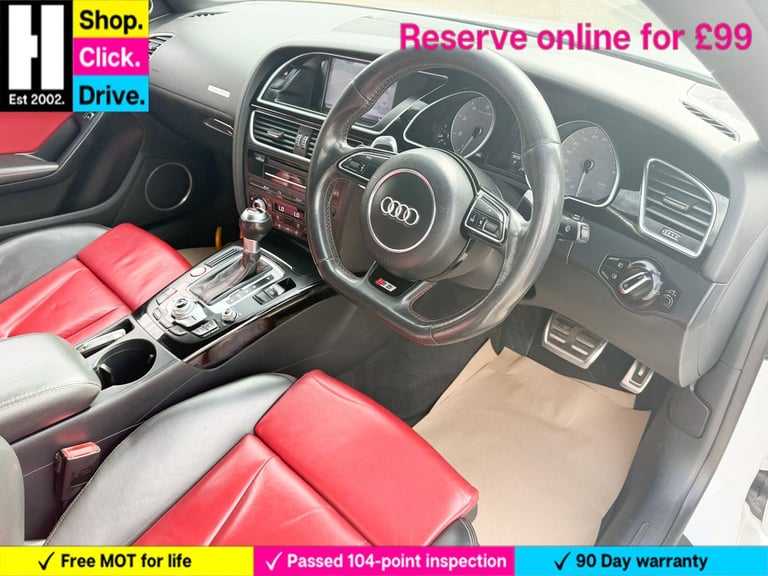 2014 Audi S5 3.0 TFSI V6 Black Edition Sportback S Tronic quattro Euro 5 (s/s) 5dr HATCHBACK Petr...