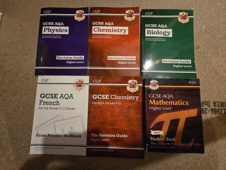 GCSE Physics AQA Complete Revision & Practice Book – CGP Guides, Good Condition