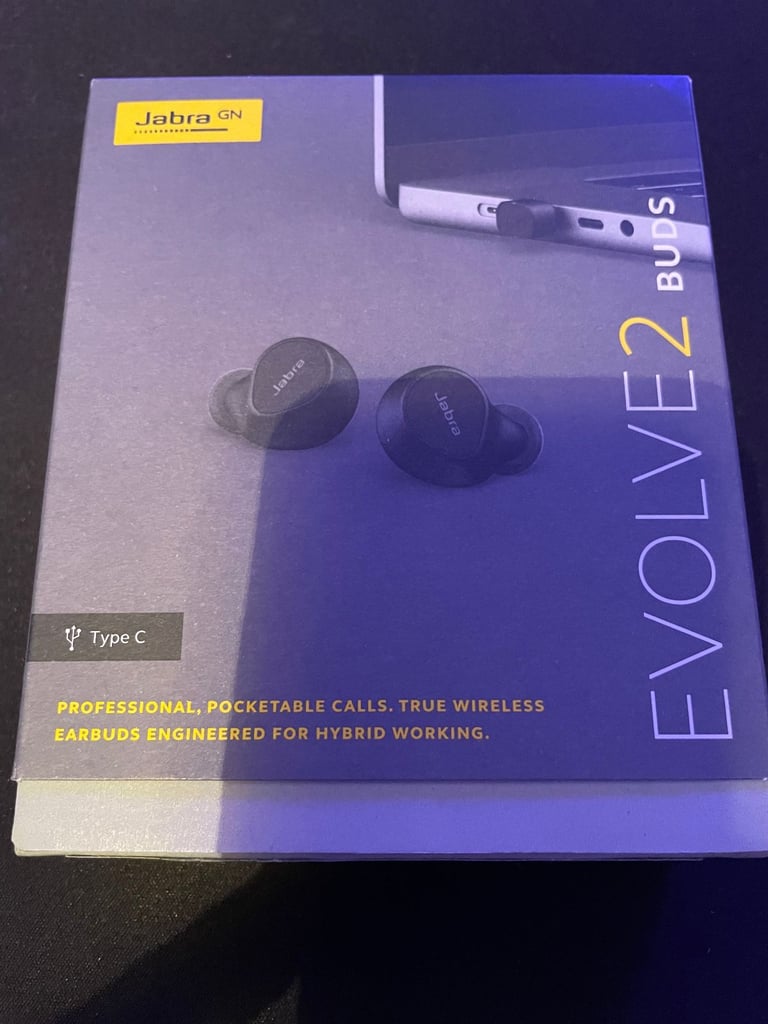 image for Jabra Evolve 2 Buds - never used New