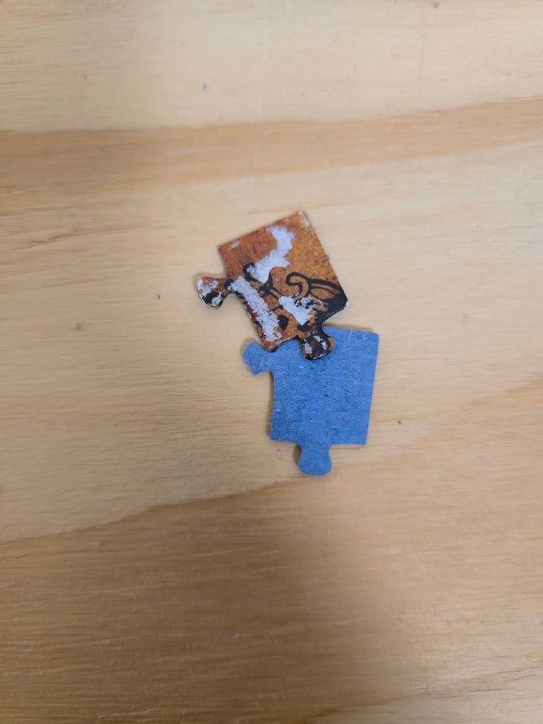 Completed hangable puzzle wallpapers