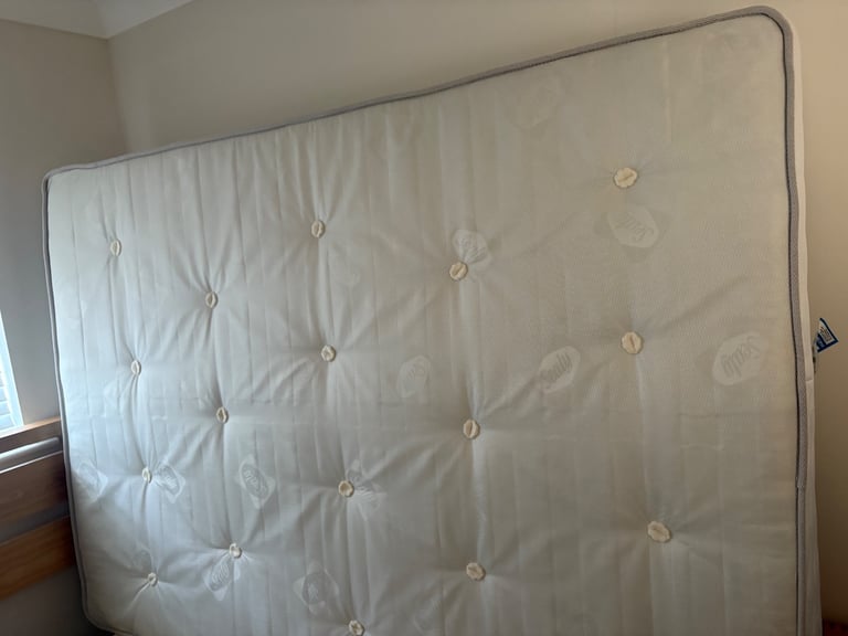 Solid wood frame and mattress