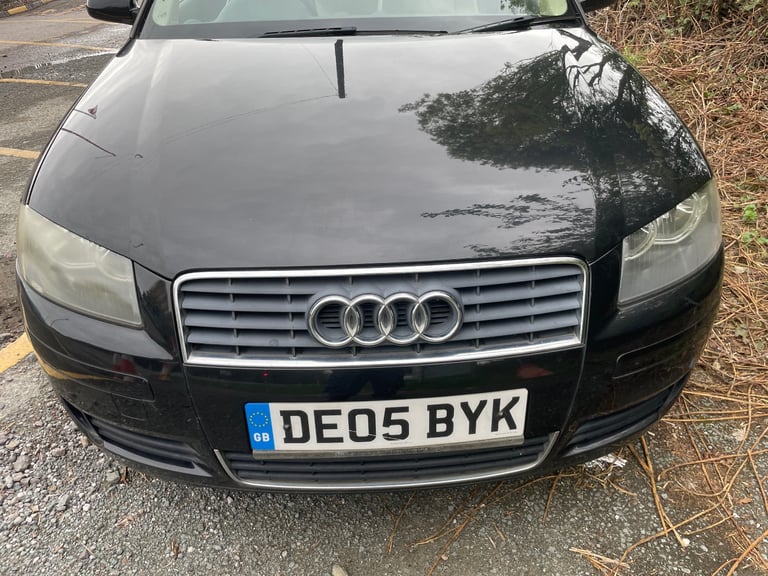 AUDI A3 2.0 TDI SE AUTOMATIC 05 REG BLACK 3 DOOR MOT AUGUST 2026 SERVICE HISTORY 48+MPG