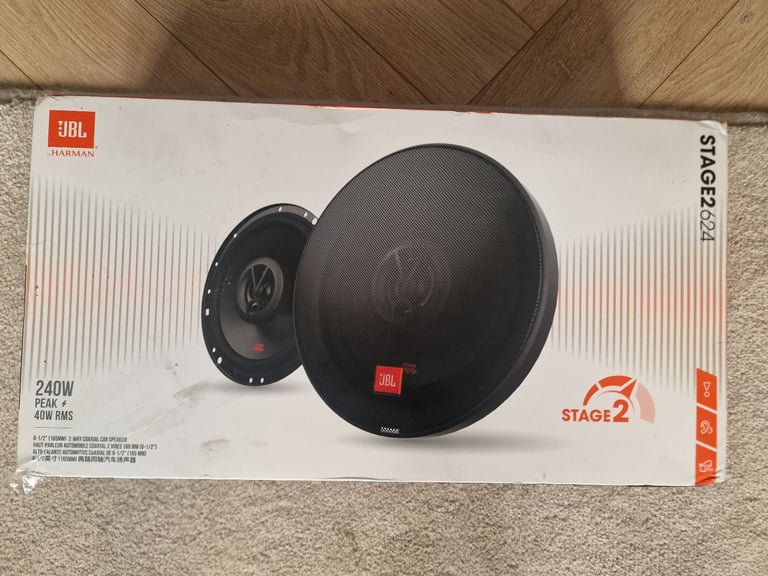 NEW JBL STAGE 2 624 SPEAKERS - 6.5 INCH