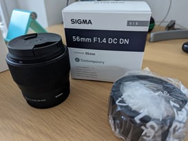 Sigma 56mm F1.4 DC DN Contemporary For Sony E Black