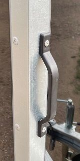 Camping Trailer in Black or White with Roof Bars and Spare Wheel -Tickners Single Axle 5' x 3' x 3'