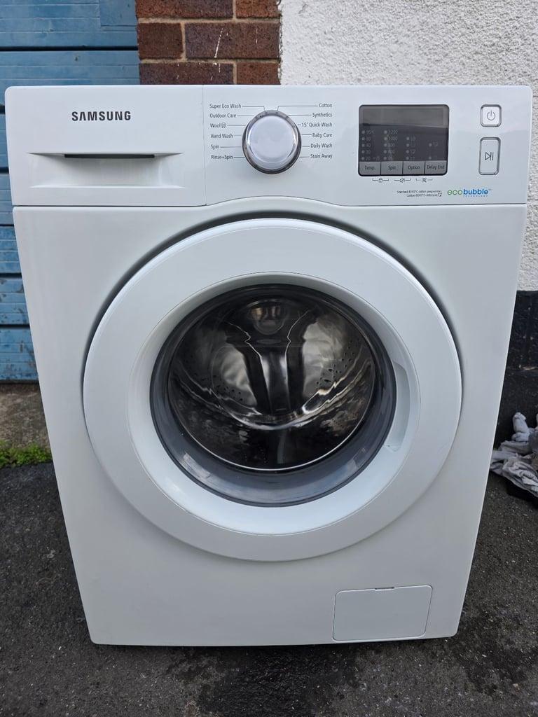 image for Samsung 8kg eco bubble washing machine cheap delivery available 
