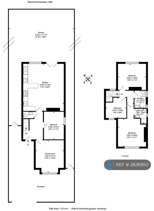 5 bedroom house in Beechcroft Gardens, Wembley, HA9 (5 bed) (#2636950)