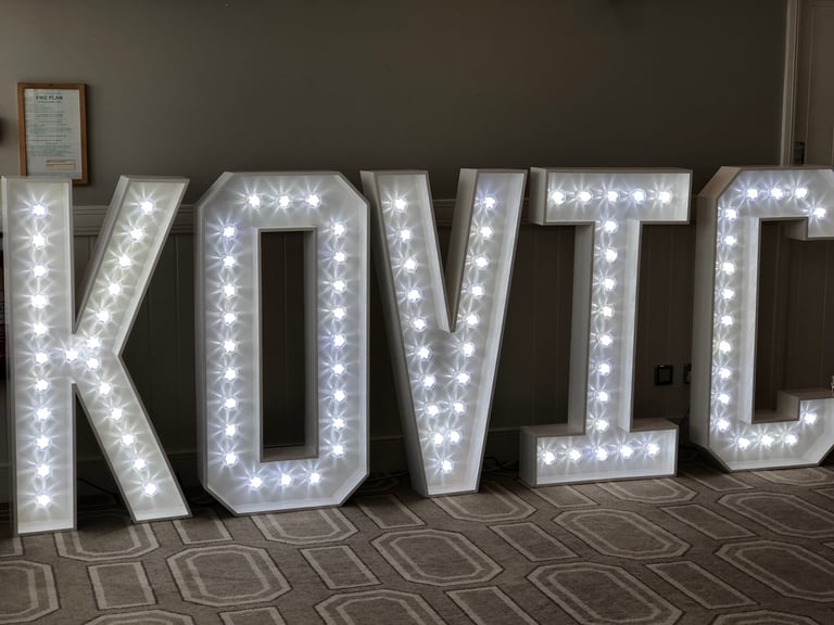 Wedding & Event Light Up Letter Business For Sale Illuminated Letters