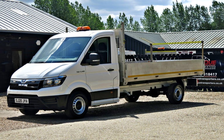 image for MAN TGE CRAFTER 2.0 140BHP EURO 6 3140d DROPSIDE White Manual Diesel 2020