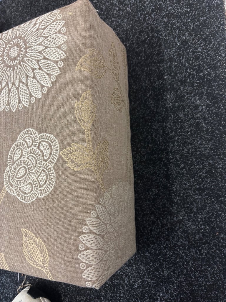 Upholstered wood framed pelmet  