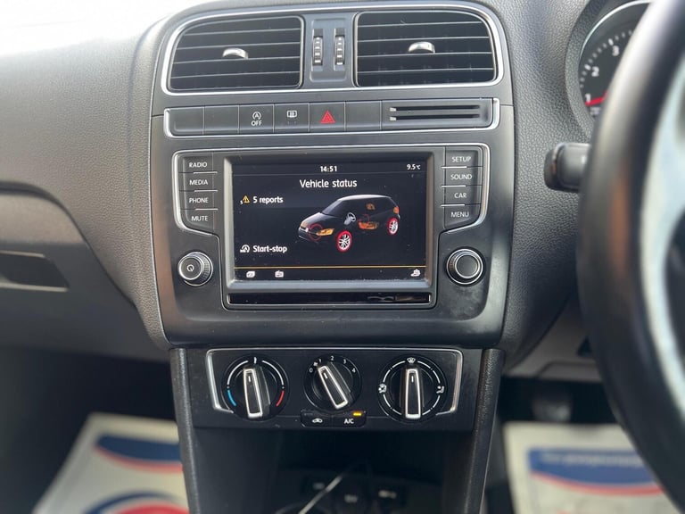 2015 Volkswagen Polo 1.0 BlueMotion Tech SE Euro 6 (s/s) 3dr HATCHBACK Petrol Manual